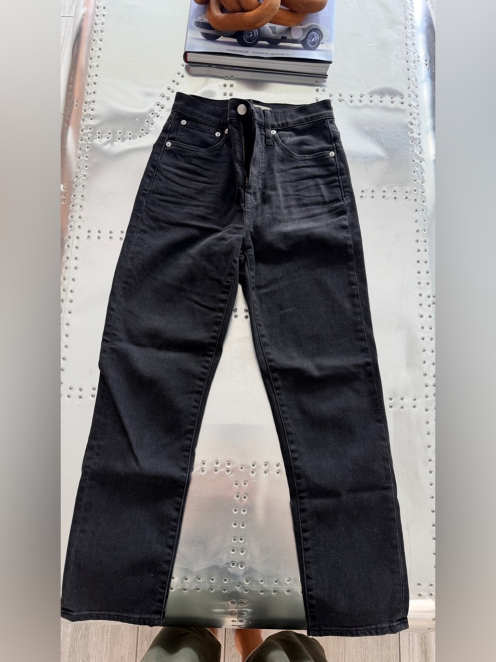 Madewell Black Straight-Leg Women's Jeans